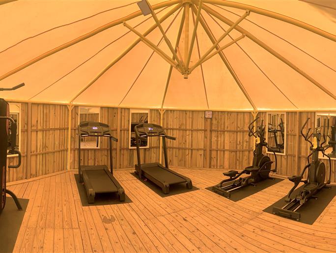 Fitness room at Les Sirènes 4-star campsite in Saint-Jean-de-Monts