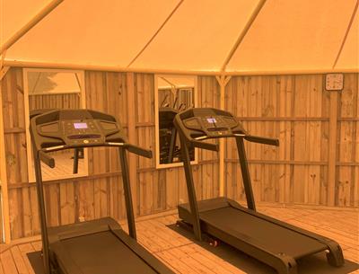 Fitness room at Les Sirènes 4-star campsite in Saint-Jean-de-Monts