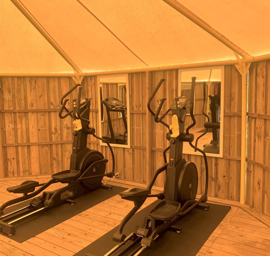Fitness room at Les Sirènes 4-star campsite in Saint-Jean-de-Monts 