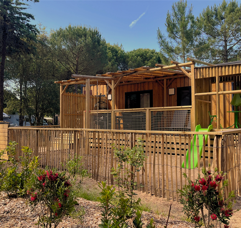 Outside of the Cottage Family 4 person Premium