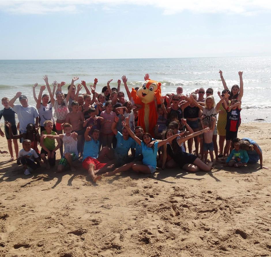 teen club at the beach of Saint-Jean-de-Monts 