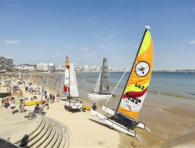 Sables d'Olonne near Camping Les Sirènes 3 stars in St Jean de Monts in Vendée