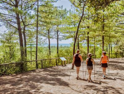 Nordic walking route Saint-Jean-de-Monts in Vendée near the 3-star Les Sirènes campsite