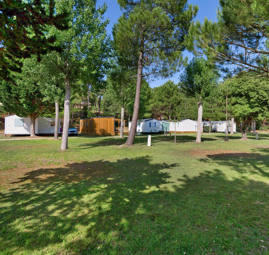 Bare pitches without electricity at Les Sirènes campsite in Saint-Jean-de-Monts 