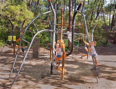 children's play area at Camping Les Sirènes