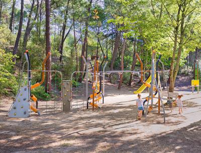 children's play area at Camping Les Sirènes