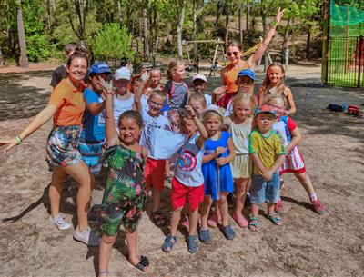 Outdoor games at Camping Les Sirènes