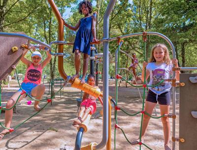 children's play area at Camping Les Sirènes