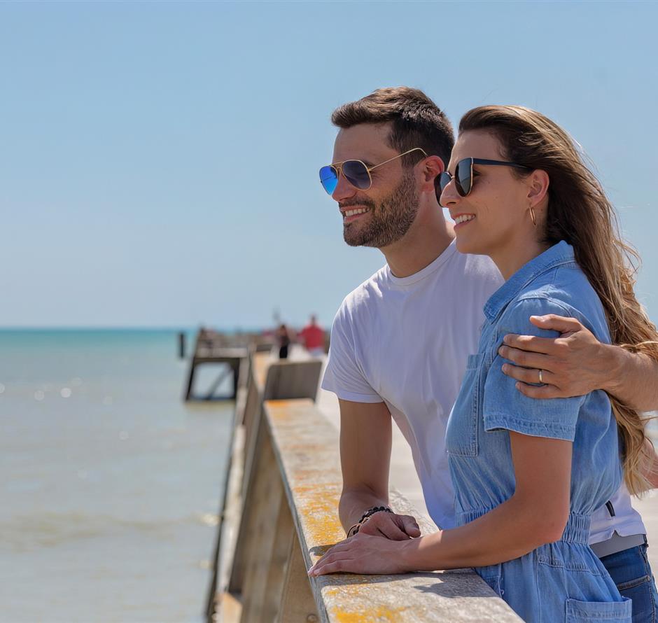 Saint-Jean-de-Monts beach in Vendée near Les Sirènes 3-star campsite 