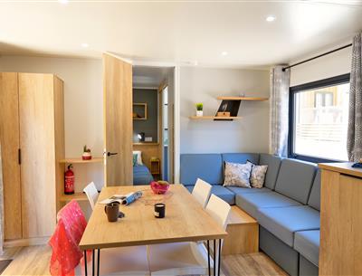 Living room of the Cottage 6 people 3 bedrooms 4 flowers