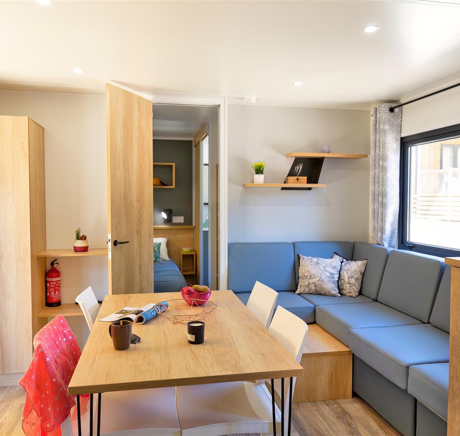 Living room of the Cottage 6 people 3 bedrooms 4 flowers 