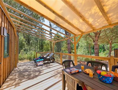 Terrace of the Cottage 6 people 3 bedrooms 4 flowers