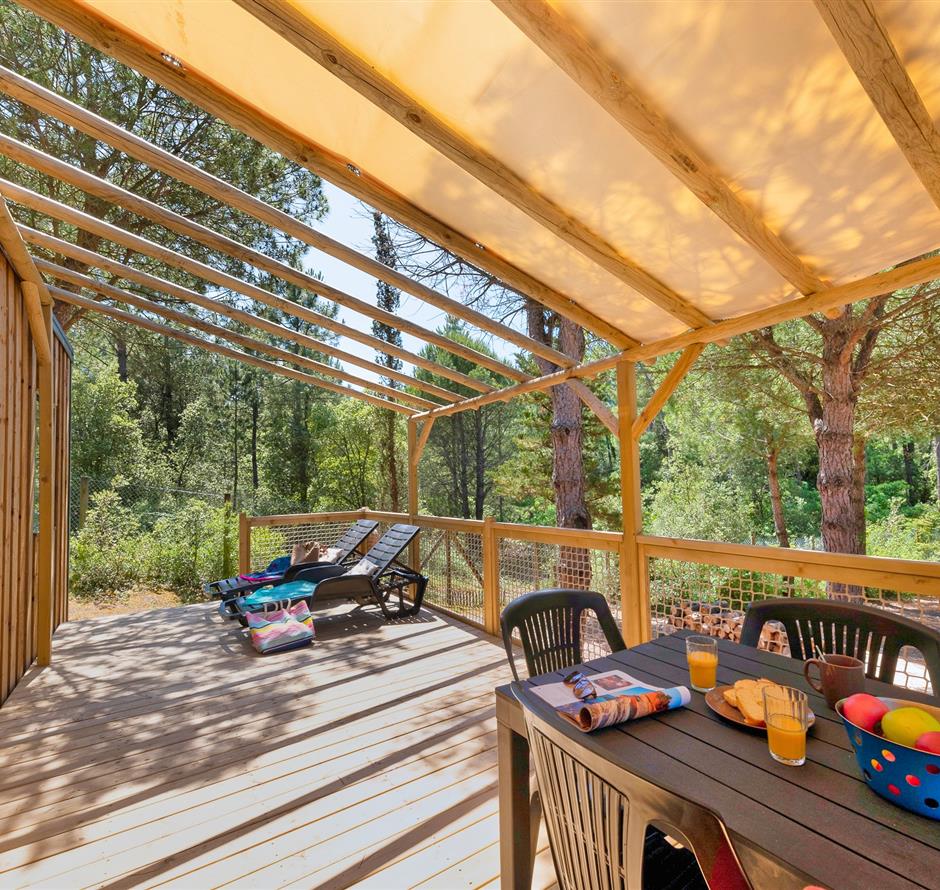 Terrace of the Cottage 6 people 3 bedrooms 4 flowers 