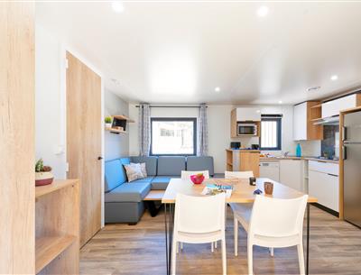 Living room of the Cottage 6 people 3 bedrooms 4 flowers