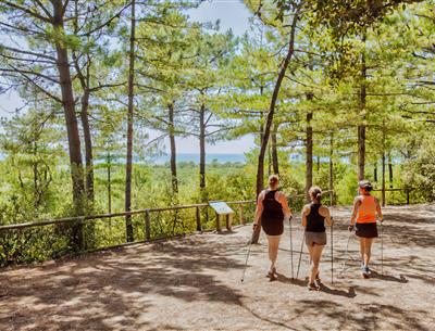 Nordic walking route Saint-Jean-de-Monts in Vendée near the 3-star Les Sirènes campsite