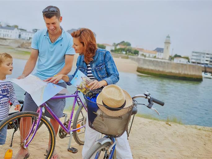 Cycle paths in Saint Jean de Monts in Vendée near the 3-star Les Sirènes campsite