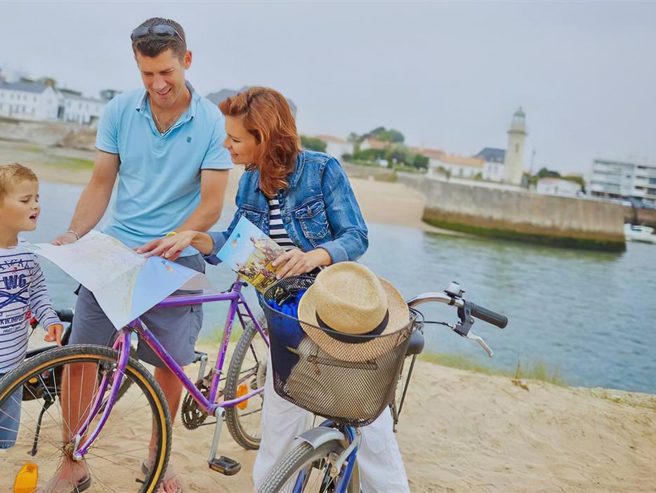 Cycle paths in Saint Jean de Monts in Vendée near the 3-star Les Sirènes campsite - CAMPING**** Les Sirènes