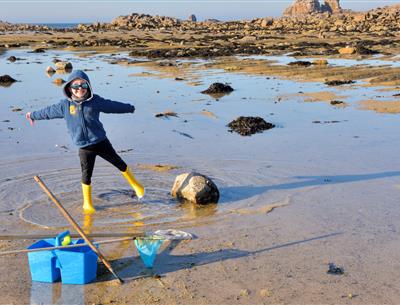 High tides on the Vendée coast in St Jean de Monts near the 3-star Les Sirènes campsite