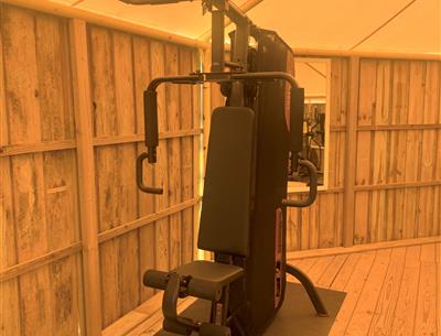 Fitness room at Les Sirènes 4-star campsite in Saint-Jean-de-Monts