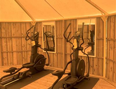 Fitness room at Les Sirènes 4-star campsite in Saint-Jean-de-Monts