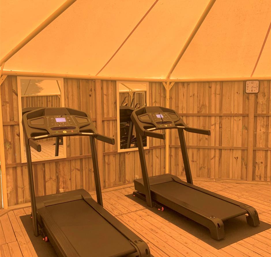 Fitness room at Les Sirènes 4-star campsite in Saint-Jean-de-Monts 