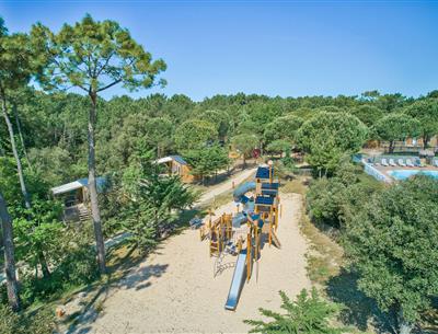 children's play area at Camping Les Sirènes
