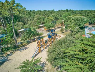 children's play area at Camping Les Sirènes