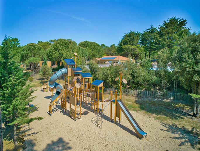 children's play area at Camping Les Sirènes