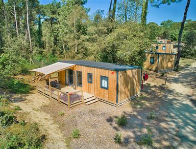 Aerial view of the Cottage 6 people 3 flowers