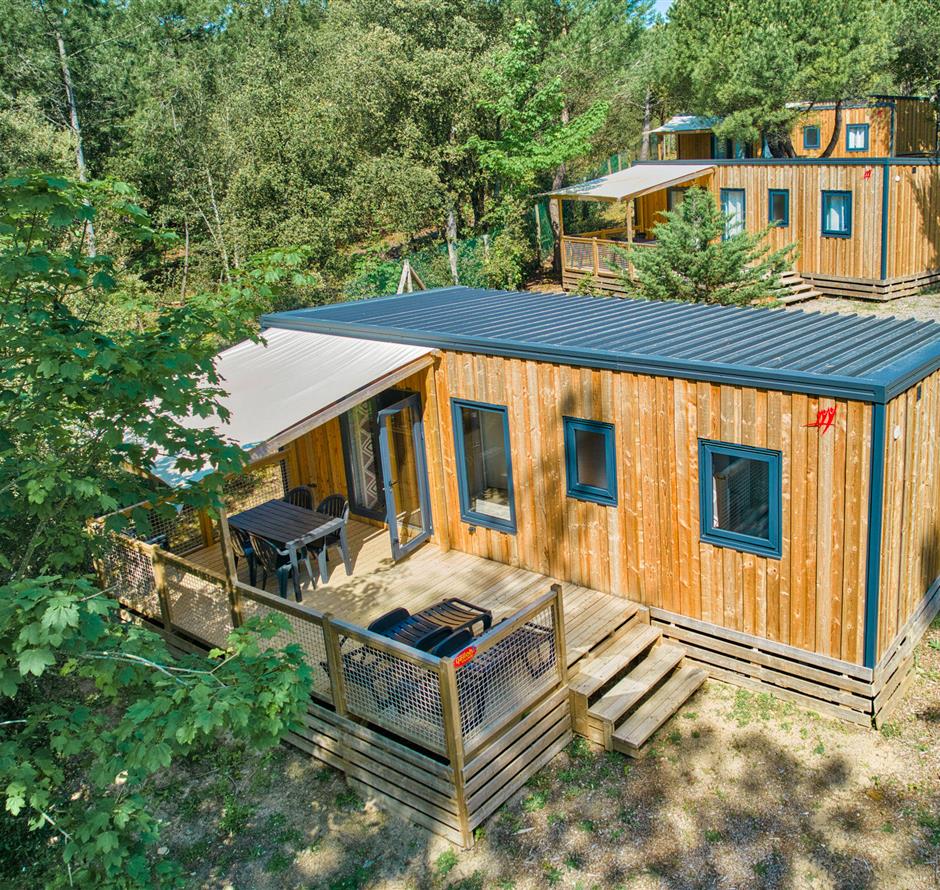 Aerial view of the Cottage 6 people 3 flowers 