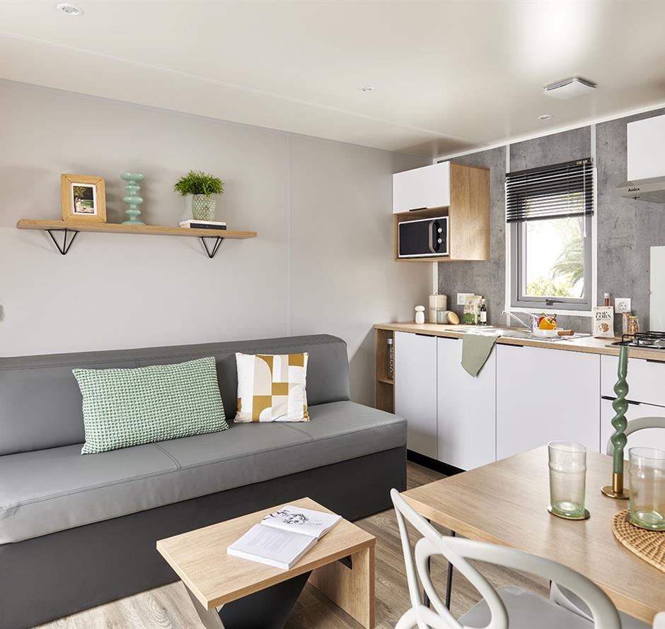 Kitchen of the 4 people premium cottage  