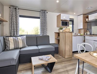 Kitchen of the 6 people premium cottage 