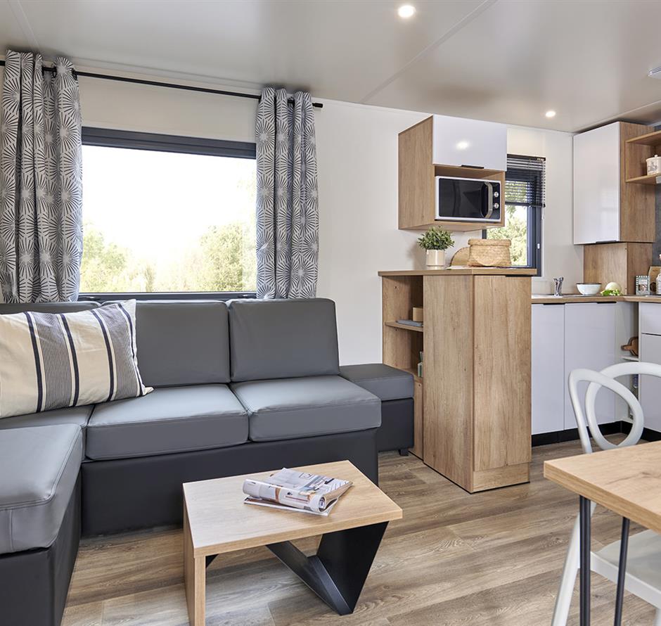 Kitchen of the 6 people premium cottage  