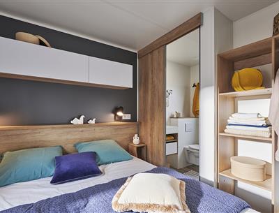 Bedroom of the 6 people premium cottage 
